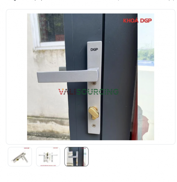 Khóa đơn điểm Hệ 55VC ULTRA - 1 đầu chìa (Bạc ngọc trai) | DGP