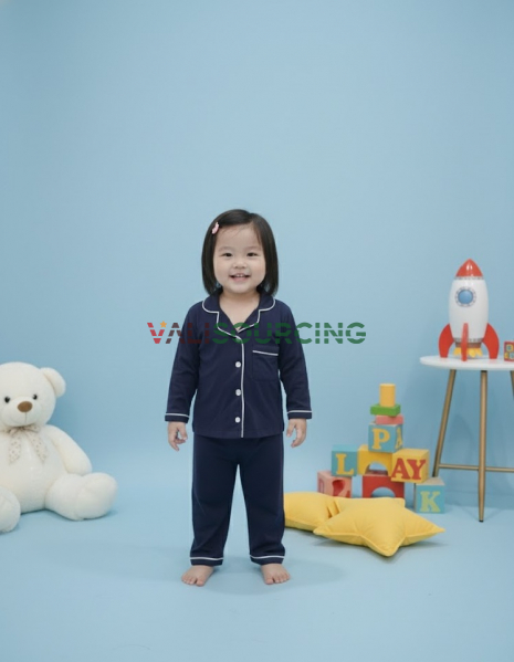 Kids Long-Sleeve Pajama Set from Vietnam