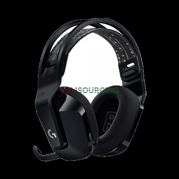 Logitech G733 LightSpeed Wireless Gaming Headset (Black) (981-000867)