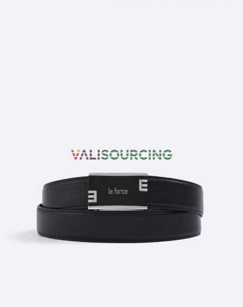 Men\'s genuine leather belt for office wear, with a stylish buckle. from Vietnam