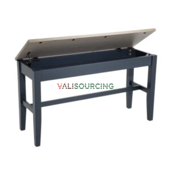 High Bench Dining Chair (Made of Rubberwood) with Integrated Storage Compartment from Vietnam