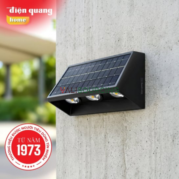 DQ ECO SGT02 Solar Powered LED Wall Light from Vietnam