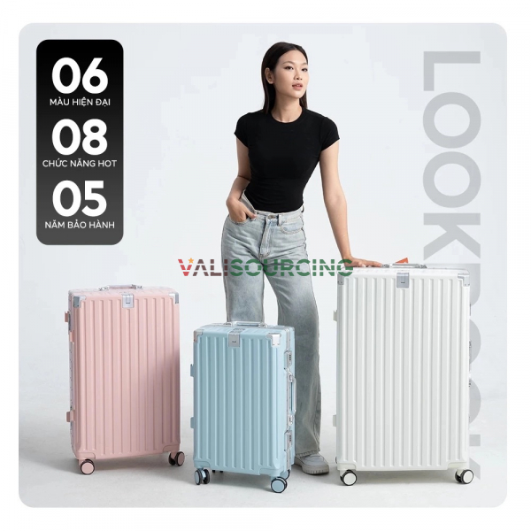 Bamozo Aluminum Frame Suitcase| | Anti-Theft TSA Lock from Vietnam