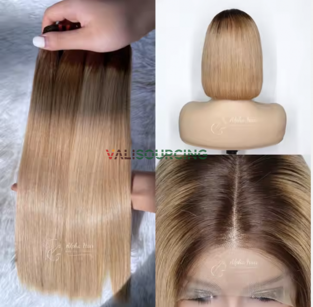 Silky Bone Straight Raw Hair Human Hair Extensions HD Lace
