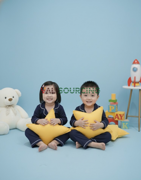 Kids Long-Sleeve Pajama Set from Vietnam