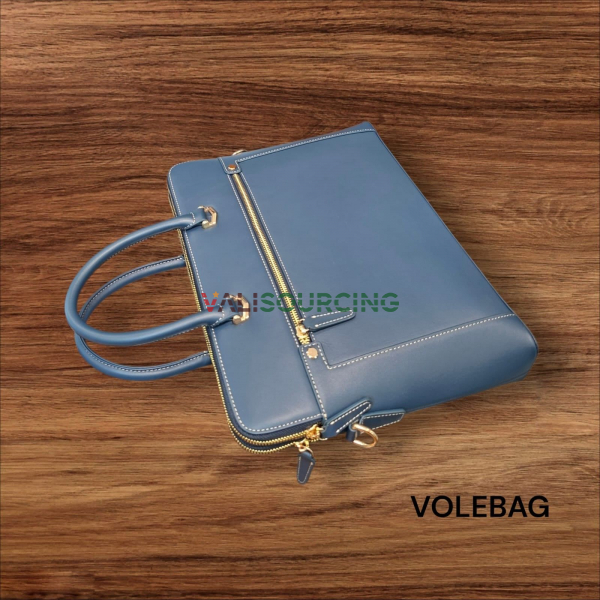 VB1 - C34 Navi Leather Briefcase from Vietnam