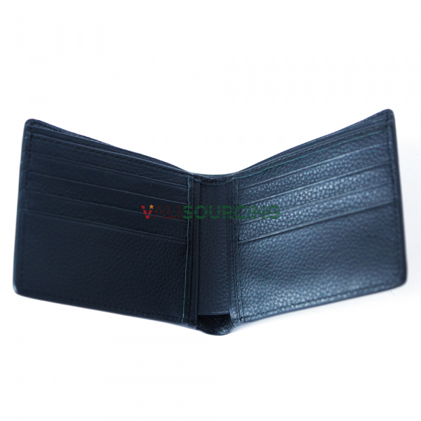 Men\'s Premium Mill Cowhide Leather Wallet V051BK from Vietnam