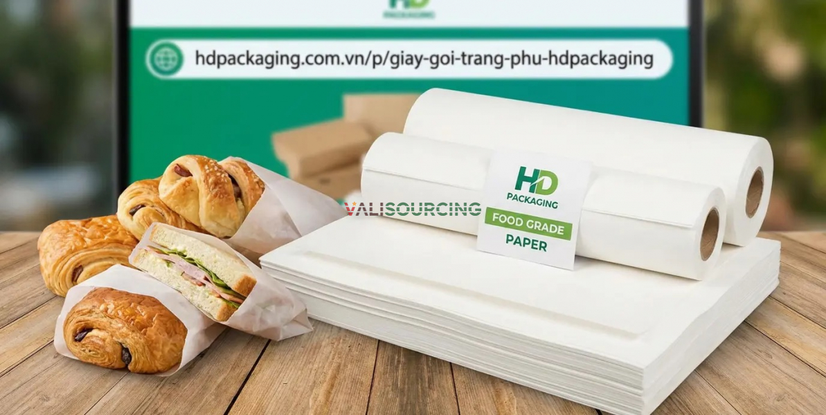 Food-Safe Coated Wrapping Paper | PE, PLA, & Wax Options from Vietnam