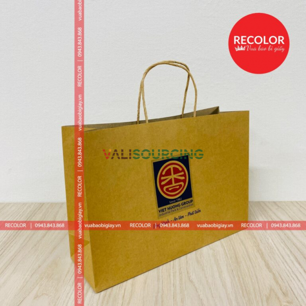 LUXURY KRAFT PAPER BAG HS285 RECOLOR